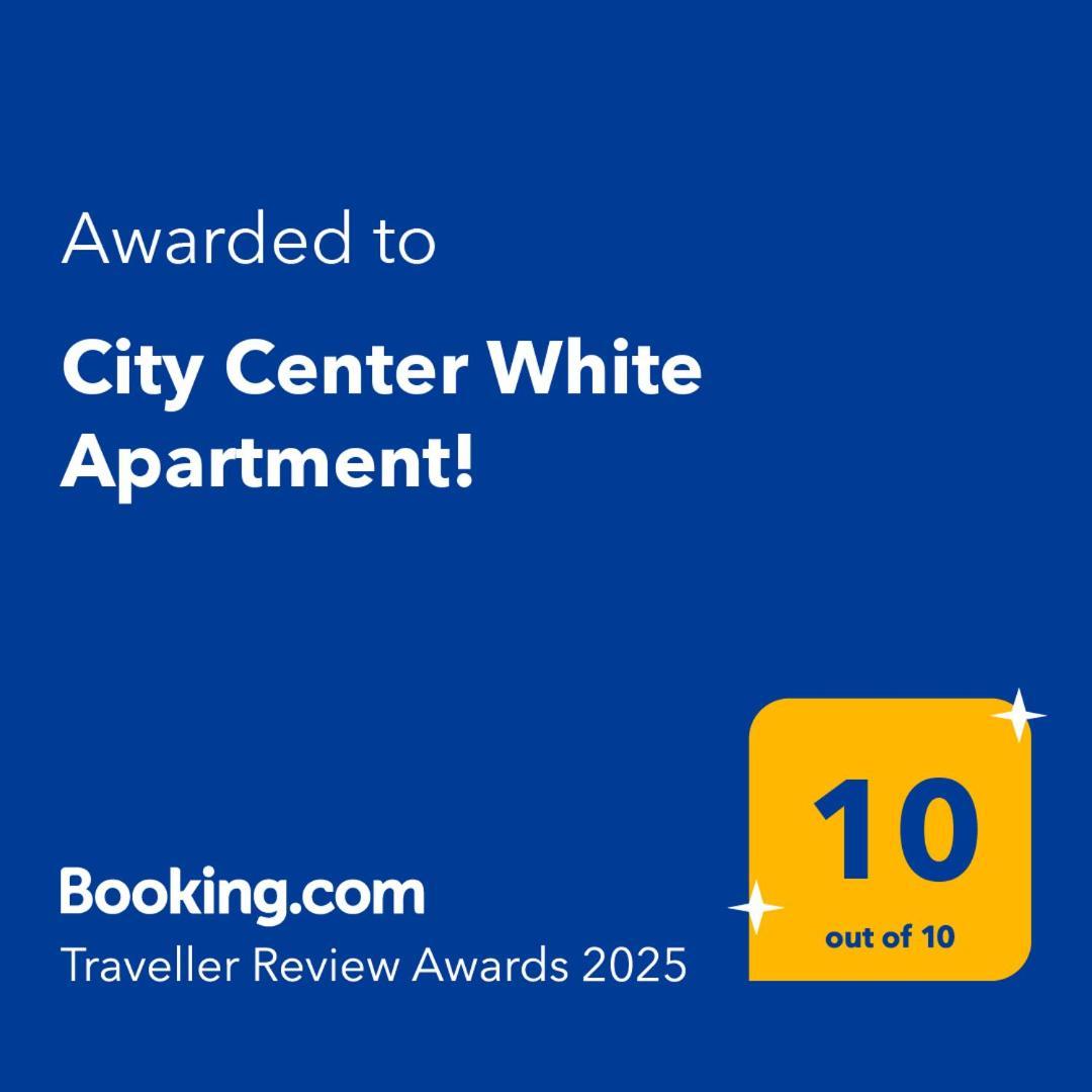 City Center White Apartment! Скопие Екстериор снимка